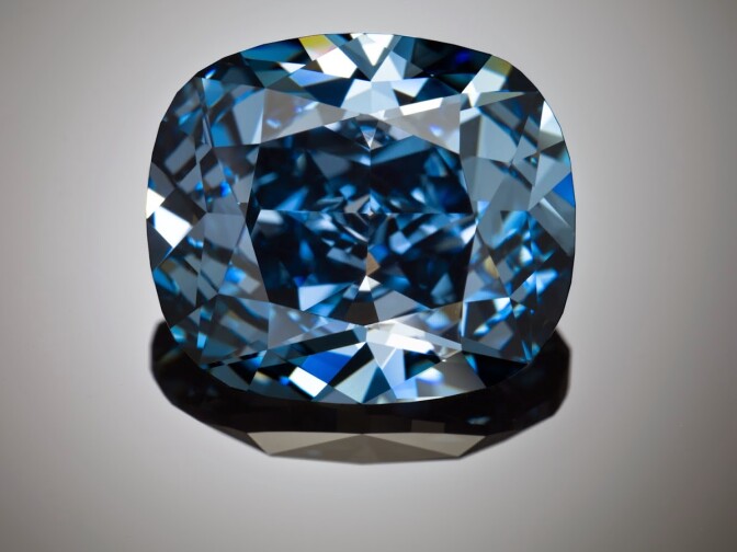 The Blue Moon Diamond was sold earlier in the year for $25.6 million to Cora International. 