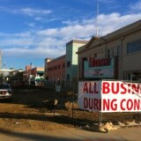 Downtown Santa Ana, California.