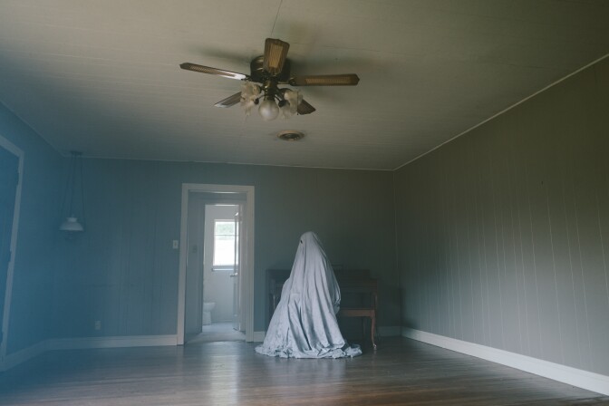Footage from "A Ghost Story," written and directed by David Lowery.