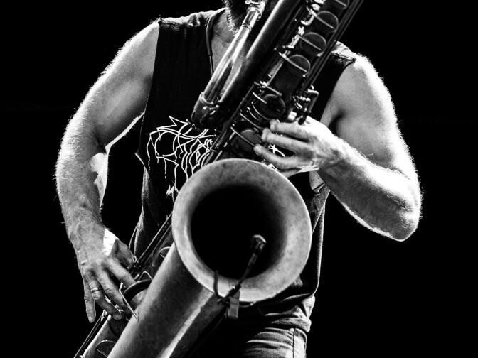 Colin Stetson. Festival de la Cité. Lausanne. Photo Marie Magnin