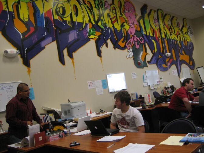 Learning Works! charter school in Pasadena focuses its program on chronic dropouts.