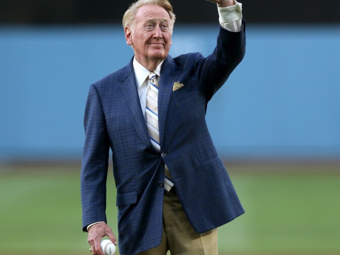 “If you say, are you different on the air and not on the air, the answer is no," Vin Scully once said. "I’m just me.”