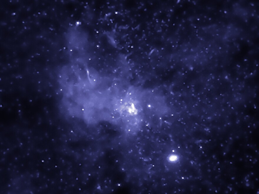 A bounty of black holes surround the Sagittarius A supermassive black hole which lies at the center of our Milky Way Galaxy.
