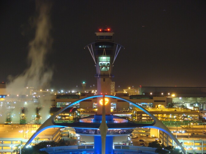 You can take UberX and Lyft to Los Angeles International Airport; but it's still not legal to order a pickup service. 