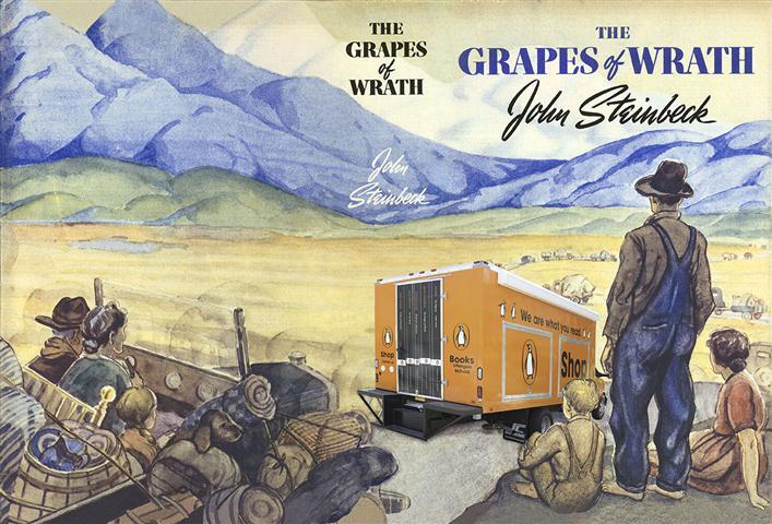 Cover of "The Grapes of Wrath," by John Steinbeck.