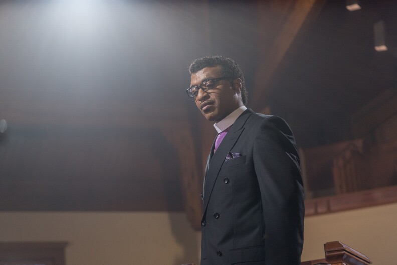 Chiwetel Ejiofor plays Carlton Pearson in "Come Sunday." 