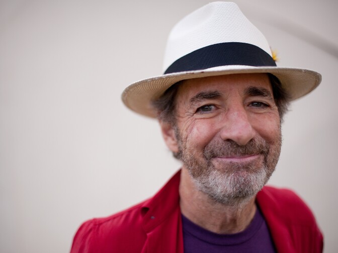 US actor and comedian Harry Shearer prepares to speak in the Words in Motion tent at the Big Chill festival near Ledbury in Herefordshire on August 8, 2010. Running from the 5th to the 8th of August, the festival features some of the more popular bands and musicians from the underground music scene as well more established acts such as Lily Allen and Massive Attack. AFP PHOTO/Leon Neal (Photo credit should read LEON NEAL/AFP/Getty Images)