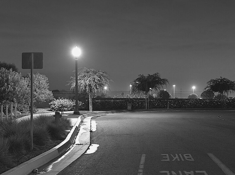 The wall near Chino Institution for Men, a California state prison where Michael was placed in solitary in 2002