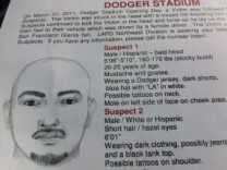 Police fliers have been circulating the city since the March 31 Dodger Stadium beating of Bryan Stow. 