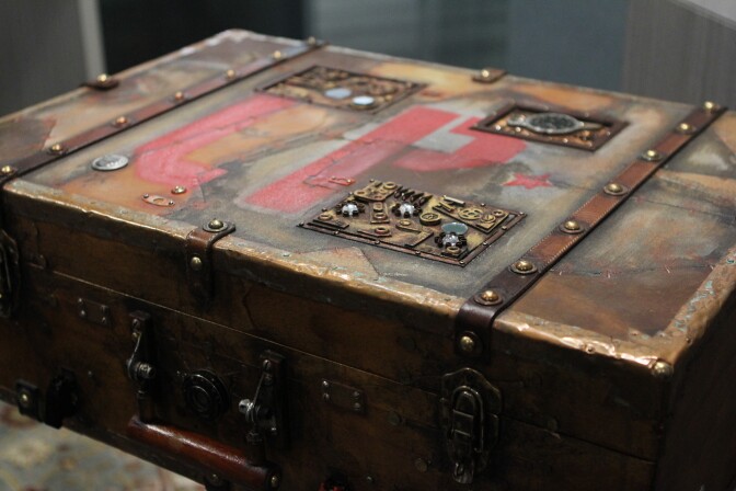 The "magic suitcase" used to pitch "The Little Prince."
