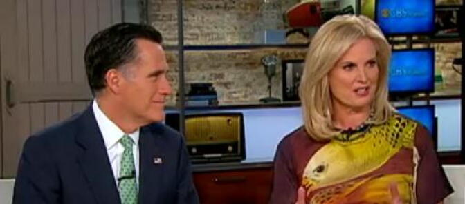Mitt and Ann Romney on CBS' Face the Nation.