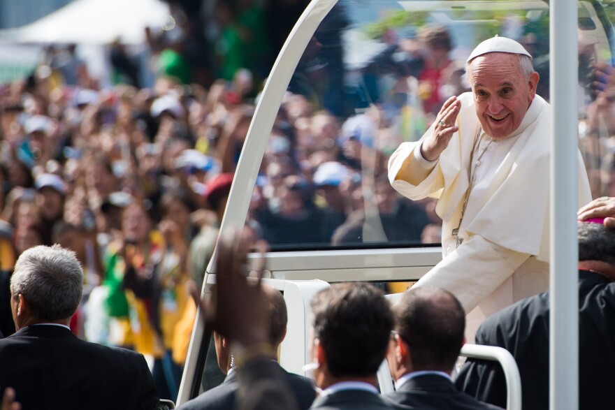 Pope Francis Celebrates Mass On Copacabana Beach