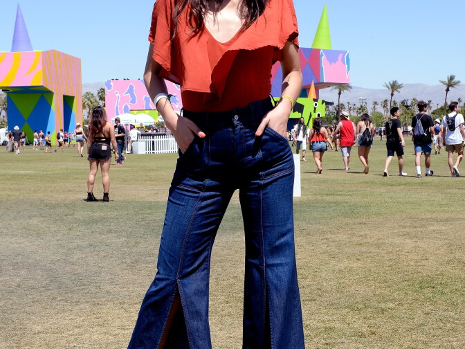 INDIO, CA - APRIL 14:  Festivalgoer attends day 1 of the 2017 Coachella Valley Music & Arts Festival Weekend 1 at the Empire Polo Club on April 14, 2017 in Indio, California.  (Photo by Matt Cowan/Getty Images for Coachella)