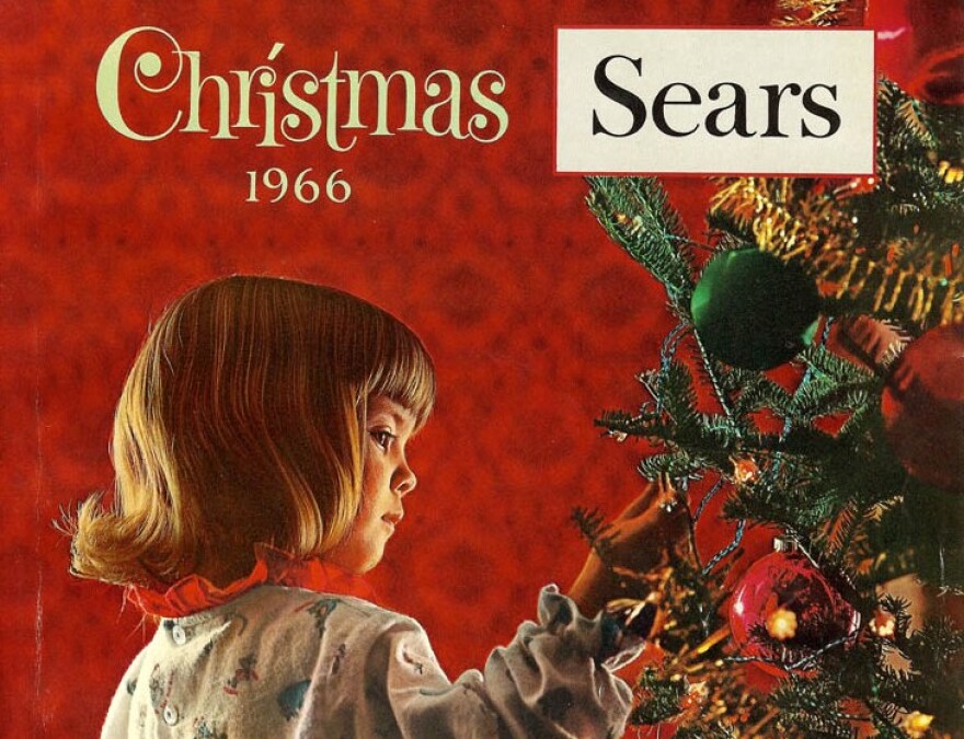 The 1966 Sears Christmas catalog, detail.