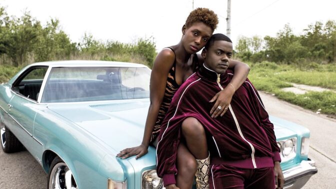 Jodie Turner-Smith and Daniel Kaluuya star in "Queen & Slim."