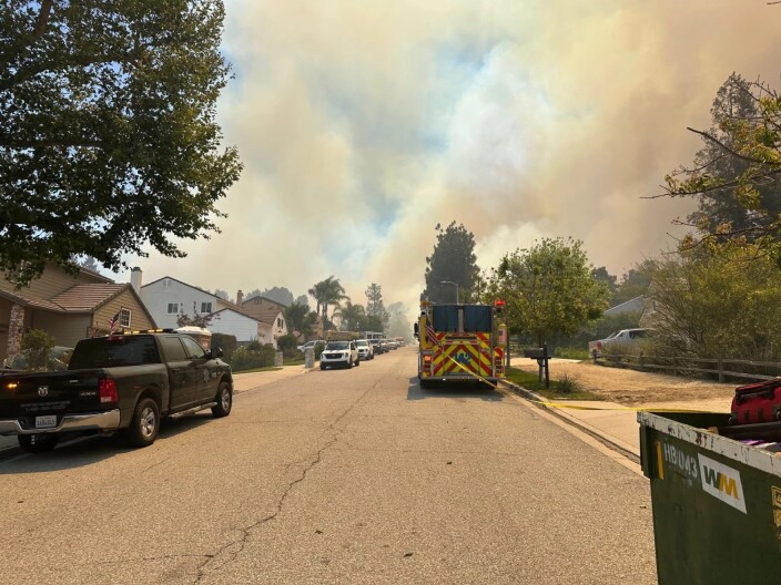 One home destroyed and school canceled as containment begins on Sandy Fire in Simi Valley
