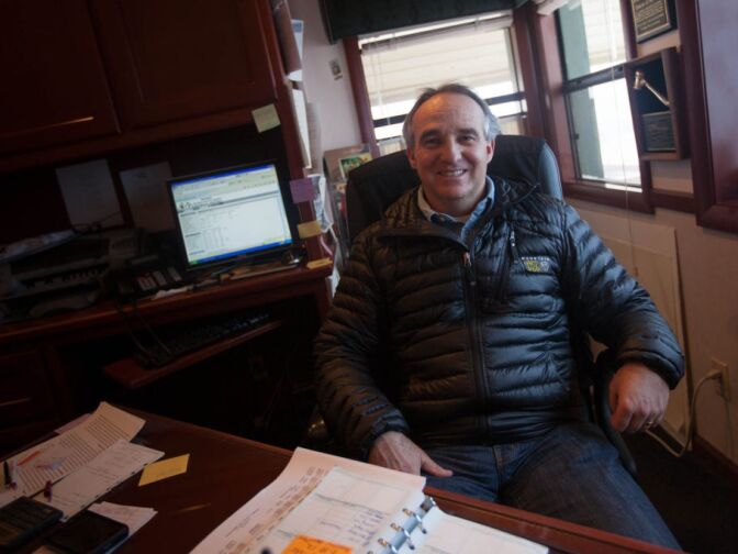 Brent Tregaskis, general manager of Bear Mountain Lodge, says that they shut down the resort at the first sign of trouble yesterday but opened up today for one of the best snow days of the season.