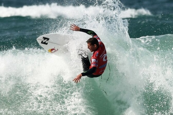Andy Irons of the United States of America competes during Round One of the Rip Curl Pro as part of the ASP World Tour held at Bells Beach March 21, 2008 in Torquay, Australia. 