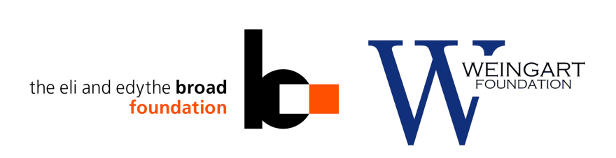 Broad Foundation Logo and Weingart Foundation Logo