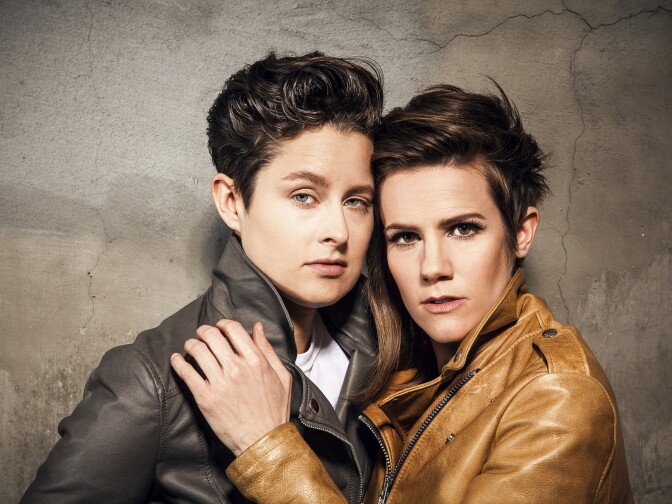 Rhea Butcher and Cameron Esposito.
