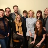 PARK CITY, UT - JANUARY 21:  Cast and crew of "Little Accidents" pose for a portrait during the 2014 Sundance Film Festival at the WireImage Portrait Studio at the Village At The Lift on January 21, 2014 in Park City, Utah.  (Photo by Larry Busacca/Getty Images)