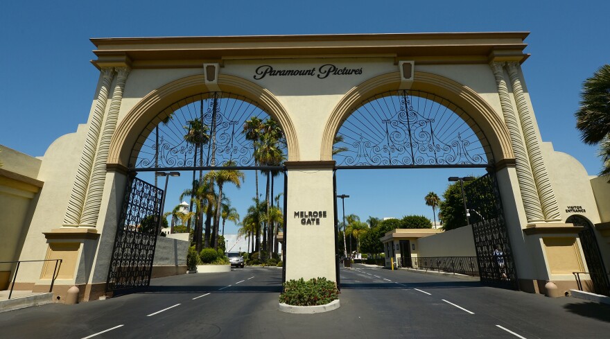 HOLLYWOOD, CA - AUGUST 23:  The entrance of Paramount Studios is seen at Paramount Studios on August 23, 2013 in Hollywood, California.  (Photo by Mark Davis/Getty Images)