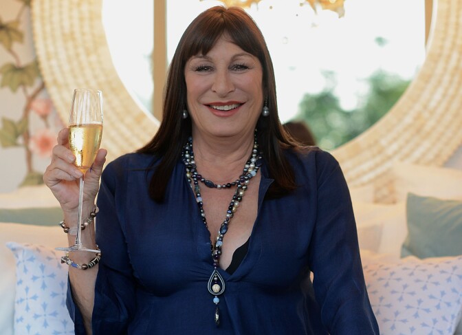 Anjelica Huston at Airbnb's Hello LA Event at Cook's Garden by HGEL on September 27, 2013 in Hollywood, California. 