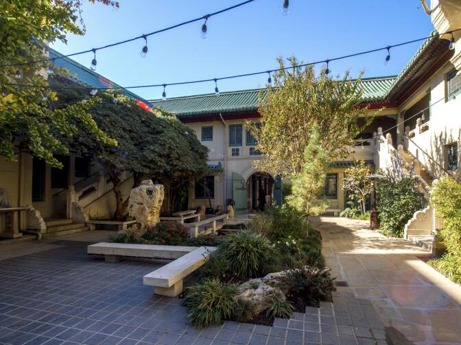 The newly renovated USC Pacific Asia Museum, December 6, 2017.  (Photo/Gus Ruelas)