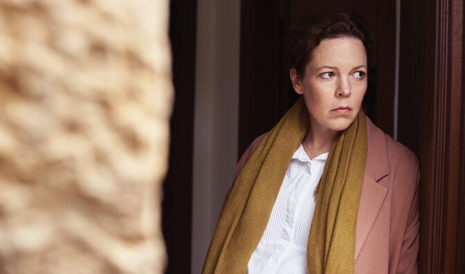 Olivia Colman plays the lead detective, Angela Burr, in AMC's "Night Manager"