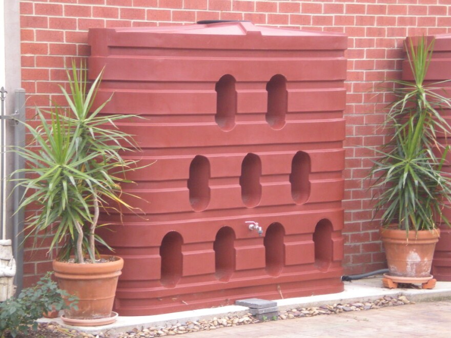 File photo: Rainwater tank. 