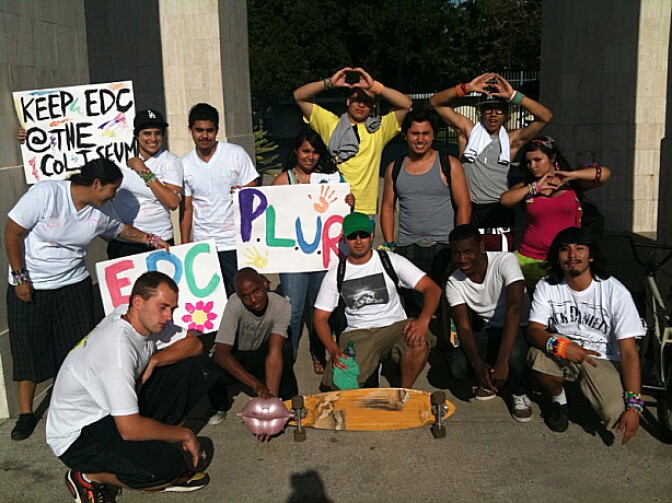 La Coliseum Rave LA Coliseum board votes to continue rave moratorium | LAist