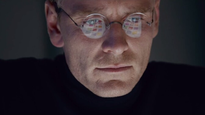 Michael Fassbender in "Steve Jobs," directed by Danny Boyle and written by Aaron Sorkin.