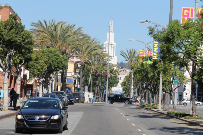 Westwood Blvd north of Wilshire Blvd