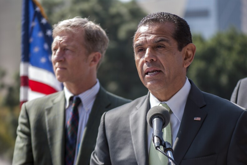 On March 22, Los Angeles Mayor Antonio Villaraigosa describes his motives for committing Los Angeles to the Kyoto Protocol and eliminating coal as a source of the city's power by 2025. The decision by Villaraigosa was lauded by Former Vice President Al Gore, who was also in attendance.