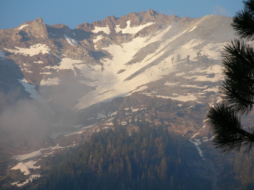View of Empire Mountain taken from the Cold Springs campground.