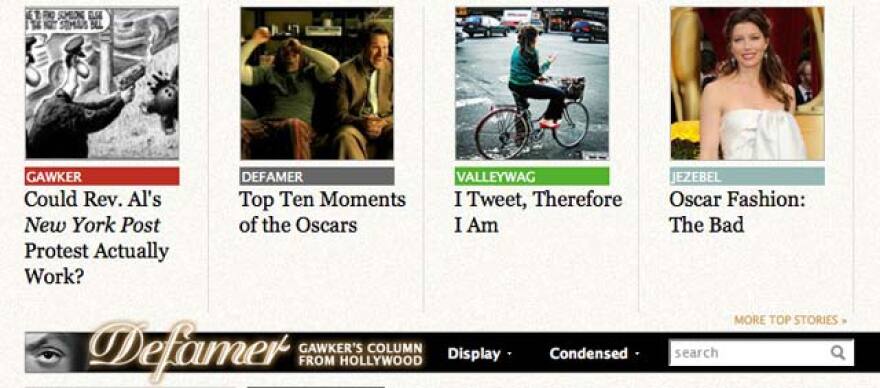 Hollywood Gossip site Defamer has now been folded into parent site Gawker as a Hollywood column