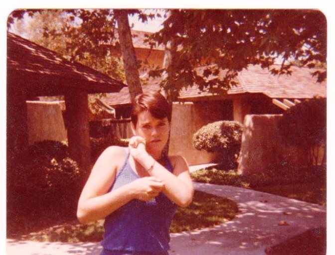 Young Debbie Brown, before she became Bobbi Brat