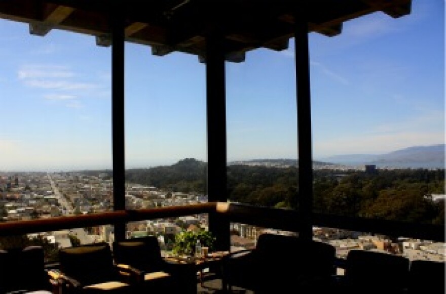 The beautiful view from some jerk's corner office.