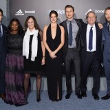 NEW YORK, NY - MARCH 16: (L-R) Actor Miles Teller, actress Octavia Spencer, producer Lucie Fisher, actress Shailene Woodley, actor Ansel Elgort, producer Douglas Wick, and actor Jai Courtney attend "The Divergent Series: Insurgent" New York premiere at Ziegfeld Theater on March 16, 2015 in New York City.  (Photo by Larry Busacca/Getty Images)