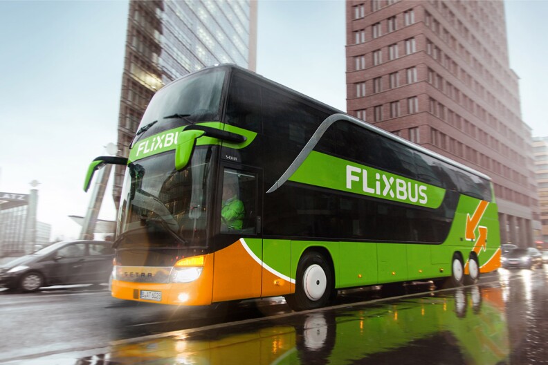 FlixBus is a new inter-city bus service starting in Los Angeles this month, with low-cost trips on high-tech buses to popular destinations including Las Vegas and San Diego.