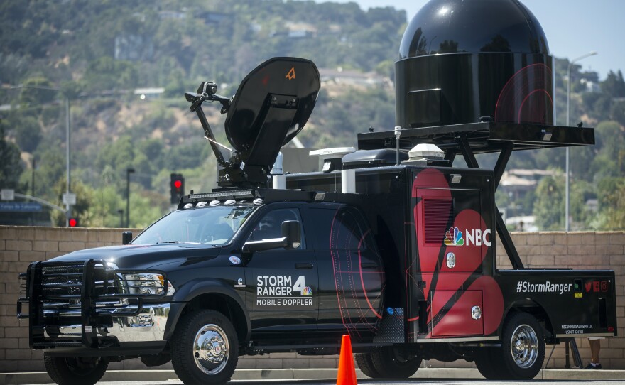 Inside NBC 4's insane new doppler weather radar truck LAist NPR