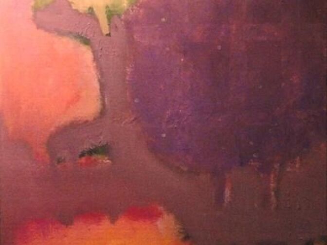 Iraqi artist Khalid Alaani's painting "Smell Of Wind."