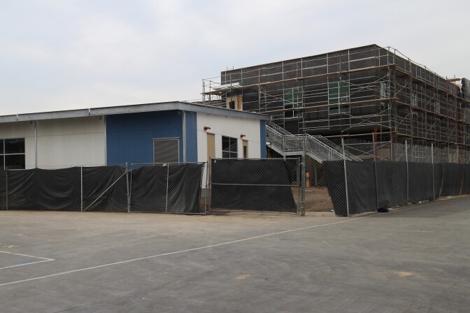 The new facility, currently under construction, will serve nearly 200 children 0-5, and also include spaces for parent and family meetings and spaces for professional development for teachers in training.