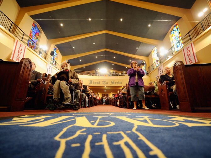 The First AME church on April 4, 2011 in Los Angeles, California. 