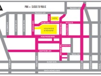 Hollywood Boulevard will be closed between Highland Avenue and Orange Drive beginning at 10 p.m. on Sunday, February 15, and remain closed until 6 a.m. on Tuesday, February 24.