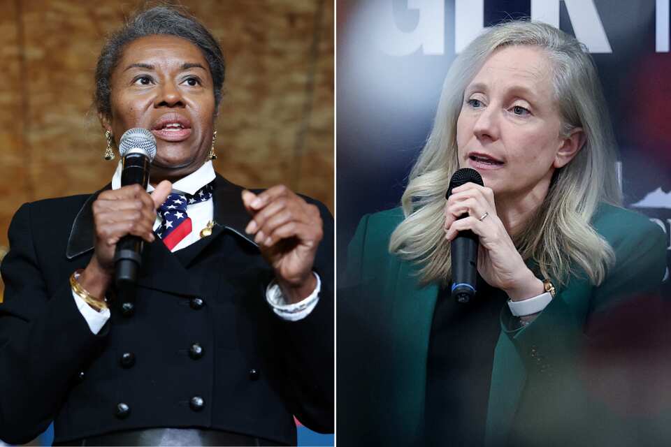 Winsome Earle-Sears (left), and Abigail Spanberger