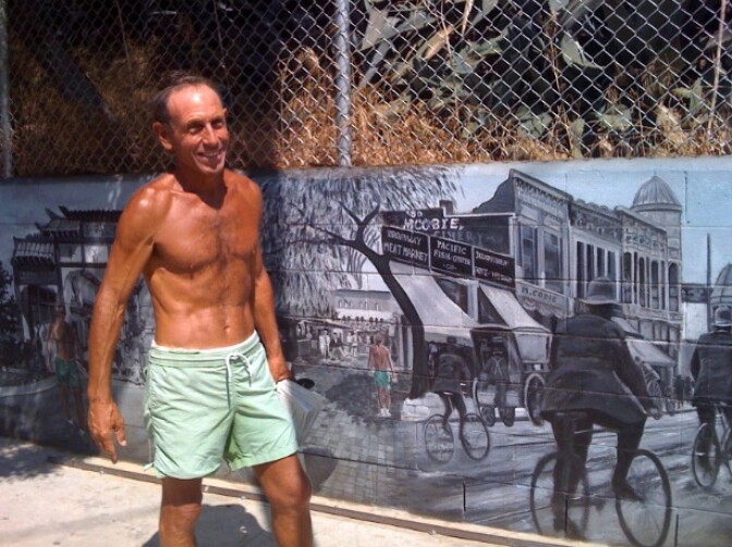 Marc Abrams, Silverlake's Walking Man. 