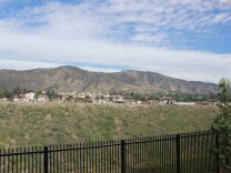 The peaceful last stop at Azusa/Citrus College on the Gold Line extension.