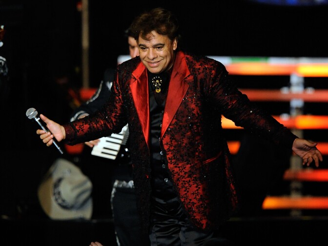 Honoree Juan Gabriel performs onstage during the 2009 Person of the Year honoring Juan Gabriel held at Mandalay Bay Resort & Casino on Nov. 4, 2009 in Las Vegas.
