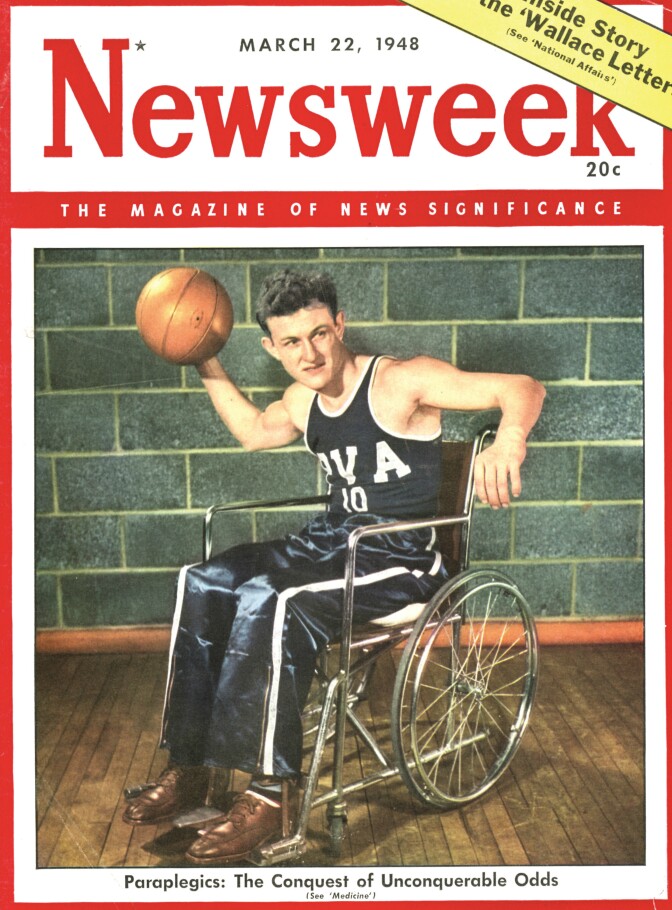 In the late 1940s, wheelchair basketball became a national phenomenon. One game sold out Madison Square Gardens.